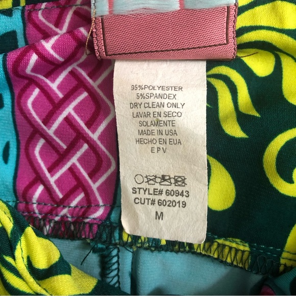 Karlie Multicolored Strapless Top Size Medium - Picture 3 of 7